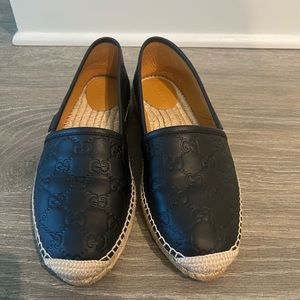 Gucci leather Espadrille